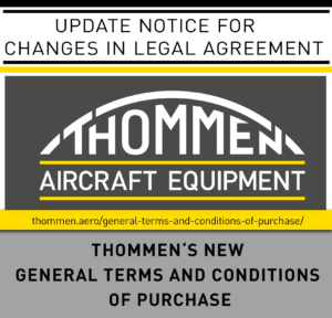 THOMMEN’S new General Terms and Conditions of Purchase