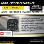 AD20 Electronic Standby Altimeter_Last Time Buy!